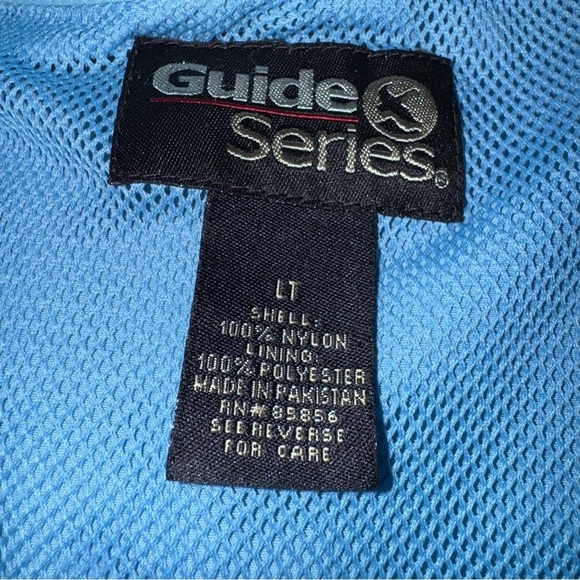 Columbia Men's Lg Blue Guide Series Fishing 🎣 Short Sleeve Shirt - Picture 3 of 5